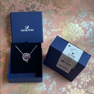 Swarovski Purple Rhinestone Necklace